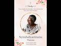 An Evening Of Celebrating And Remembering The Life Of NYIRAHABYARIMANA Therese 