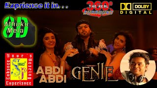 Abdi Abdi | Genie | AR Rahman in ManuallyTuned 8D SurroundSound #sbo #sbotvm #parttimejob #abdiabdi