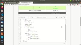 Space Arrays codechef solution