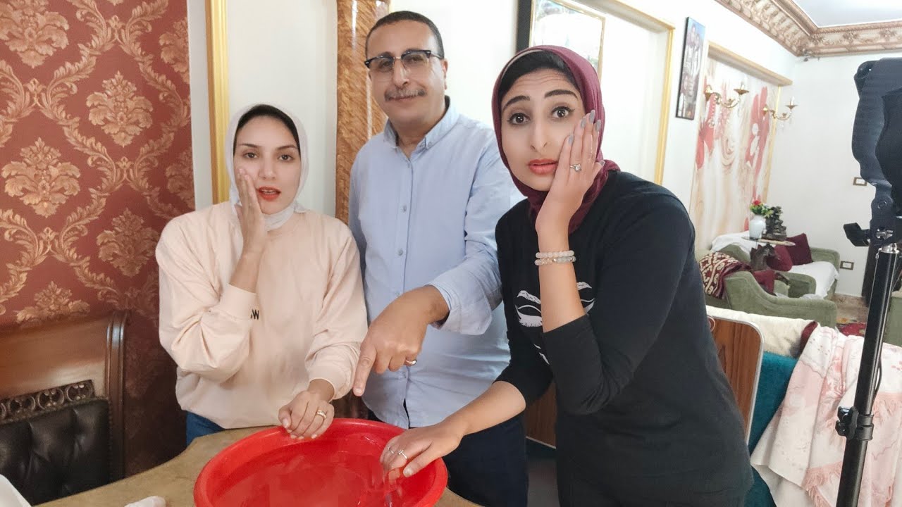 تحدي الثلج 🌨️🌬️انا وهاجر و اول ظهور لبابا🥶🤗