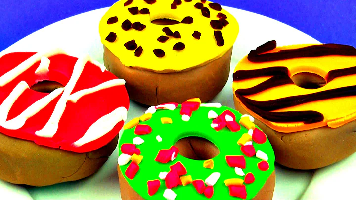 Donut Play-Doh Surprise Eggs Minnie Mouse Hello Kitty Thomas Tank Engine Shopkins Desserts FluffyJet