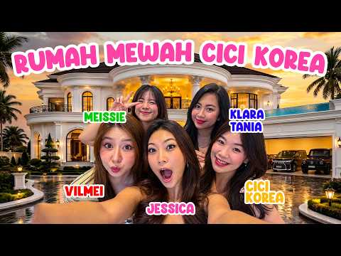 24 HOURS SLEEPOVER AT THE KOREAN LADY'S LUXURY HOUSE WITH VILMEI, MEISSIE, KLARA TANIA 🤯🏠