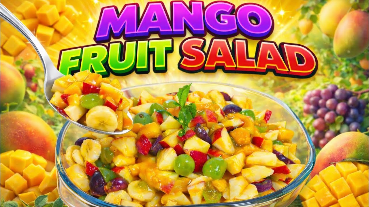 MANGO FRUIT SALAD Recipe | Fresh, Healthy & Delicious Fruit Salad