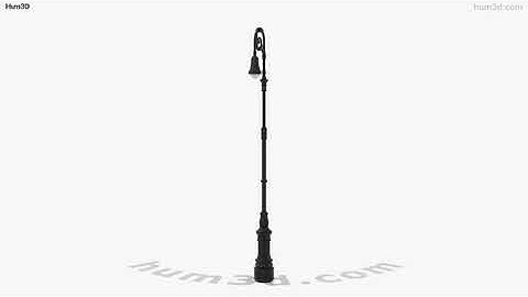 New York style Street Lamp 3D model by 3DModels.org