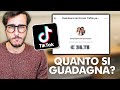 Quanto si GUADAGNA da TIKTOK con 600.000 FOLLOWERS?!?