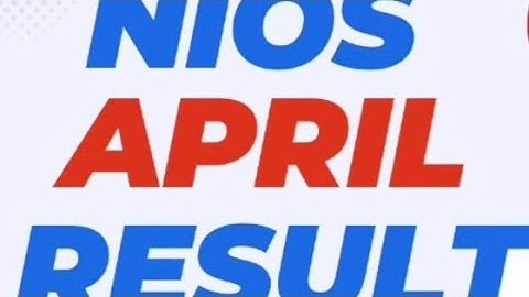 NIOS Result 2023 News. #niosboardnewstoday #datauploads #niosapril2023