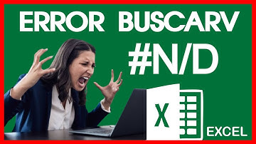SOLUCIÓN AL ERROR #N/D DE LA FUNCIÓN  BUSCARV EN EXCEL