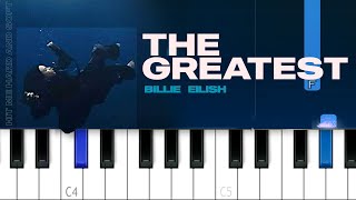 Billie Eilish - THE GREATEST | Piano Tutorial Piano Hits! [Pandapiano]