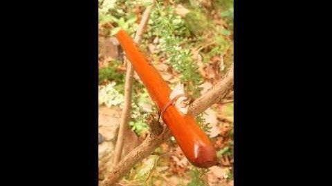 Warm toned Red Cedar by Gray Fox Flutes