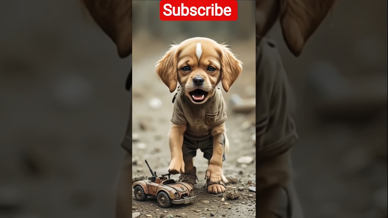 The puppy has floppy ears, a white stripe down its forehead,