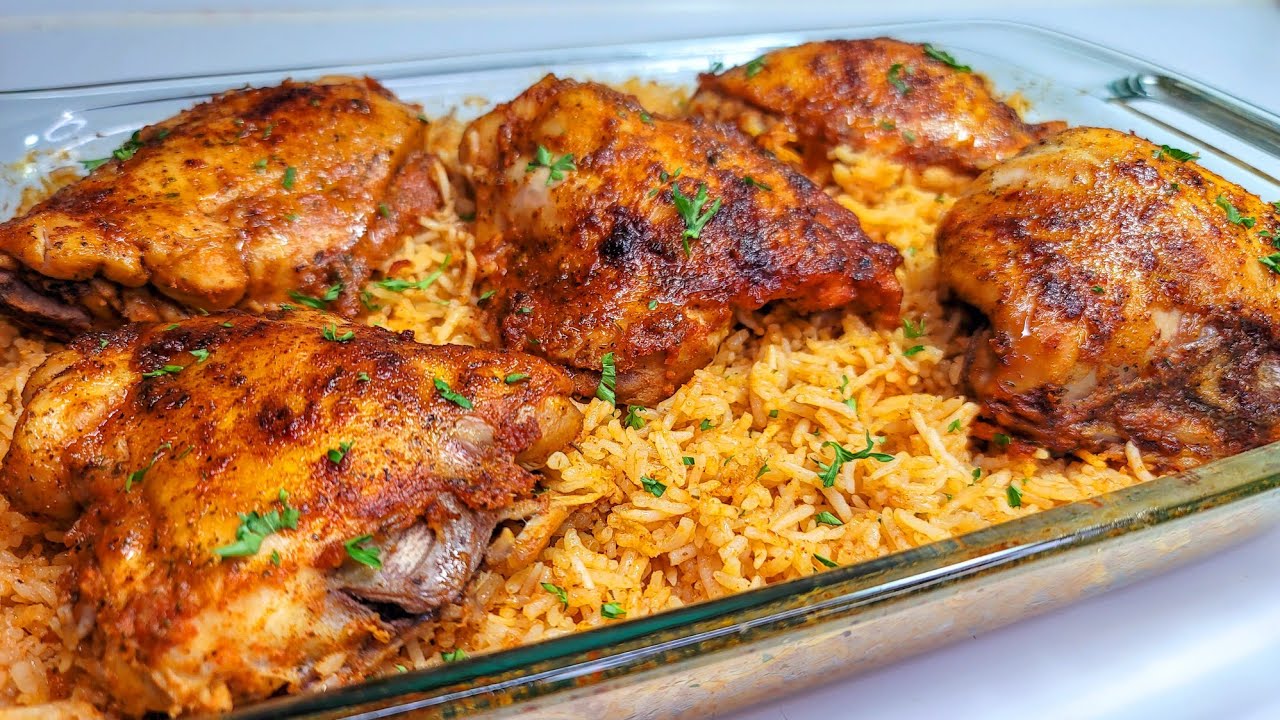 Oven baked rice casserole