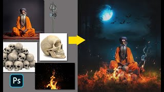 AGHORI SADHU MANIPULATION | PHOTOSHOP TUTORIAL