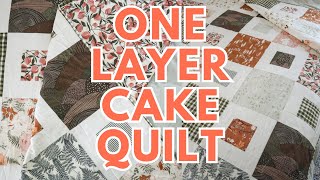 Layer Cake Quilt Pattern | Beginner Quilt Pattern | Free Quilt Pattern for Beginners | Throw Size