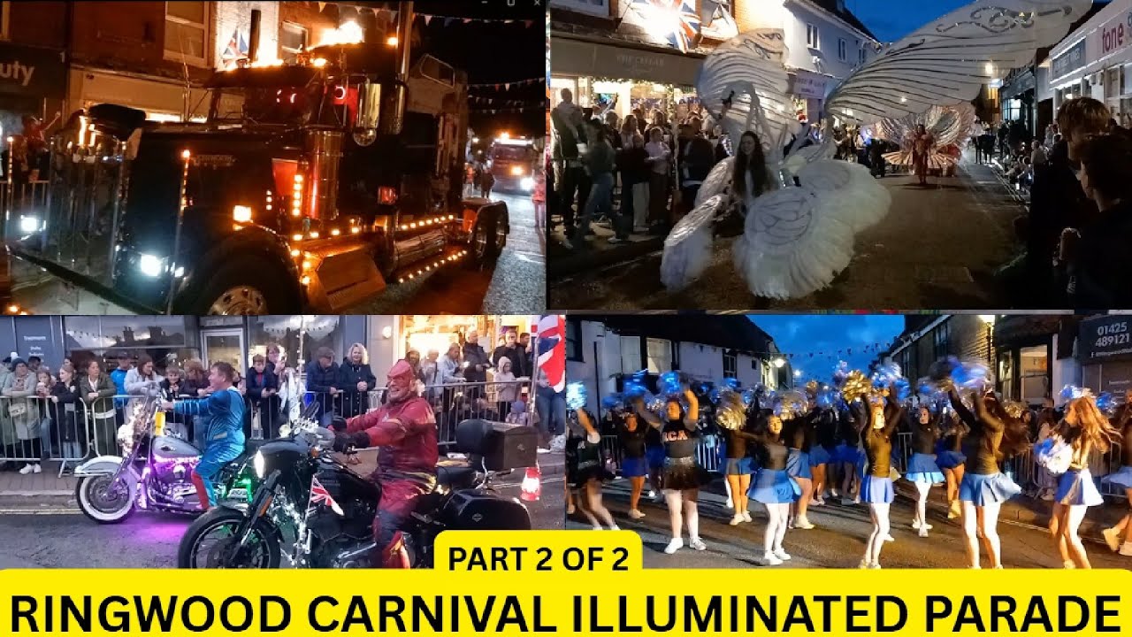 RINGWOOD CARNIVAL ILLUMINATED PARADE - PART 2 OF 2 | SEPTEMBER 20 2025 | UK | BINU
