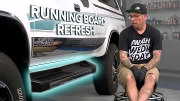 Restore Faded Running Boards | How To Use Solution Finish