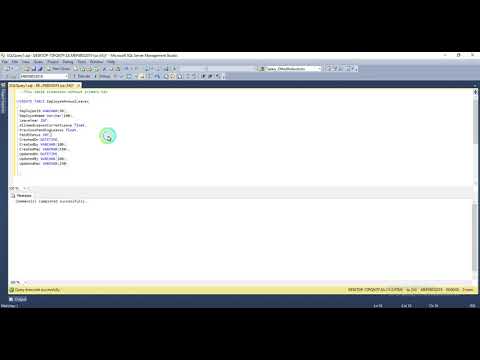 How to Create Table in Sql Without Primary key and Identity key