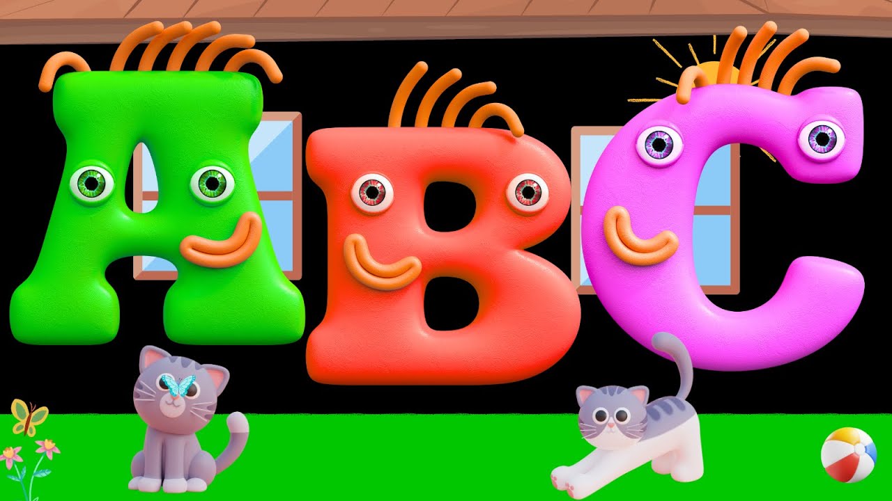 ABC Song for Toddlers | Learn uppercase and lowercase letters of the alphabet with animation