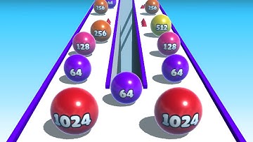 Ball Merge 2048 - All Levels Ball Gameplay Android, iOS ( Level 1737 - 1746 )