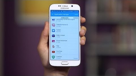 Hide preinstalled apps on the Galaxy S6 and S6 Edge