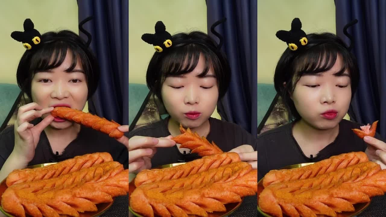 ASMR MUKBANG Spicy food Chili Yum Yum 144 YouTube