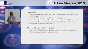 HCA Meeting Asia 2019: Report back from Breakout Session - Bioinformatics & Databases