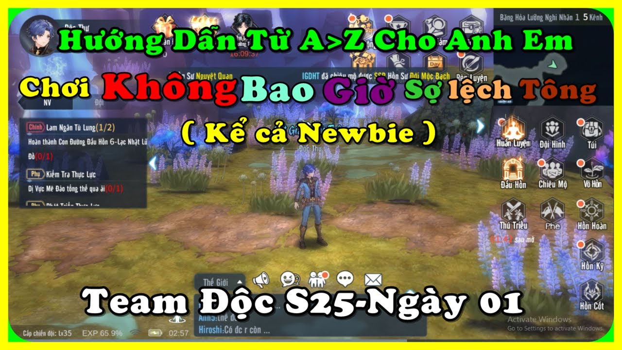 Đấu La VNG – S25 TEAM ĐỘC NGÀY 1 : HƯỚNG DẪN ANH EM TỪ A-Z NGÀY 1 – CHƠI KHÔNG BAO GIỜ SỢ LỆCH TÔNG