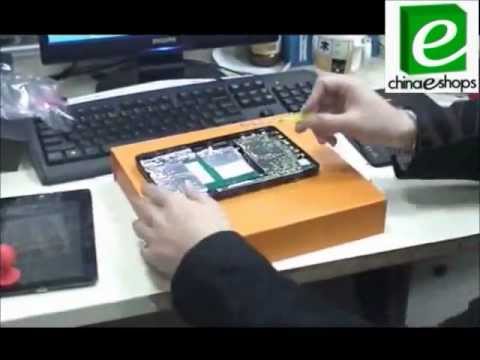 Dropad A8T Disassembly: Android 4.0 Samsung S5PV210 Tablet 7 Inch - YouTube