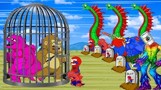 SPIDER BRACHIOSAURUS, Godzilla vs. Kong \& Godzilla vs Mecha SHARKZILLA: Who Is The King Of Monsters?