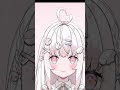 【 新人Vtuber / 苺白ゆに 】お顔のLive２D公開.ᐟ.ᐟ #shorts