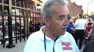 Commissioner Halleck at Numbers Brewing Block Party 2018