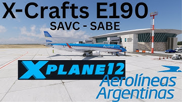 X Plane 12 X-Crafts E190 Aerolineas Argentinas Comodoro Rivadavia - Buenos Aires (AEP) AR1831 Live