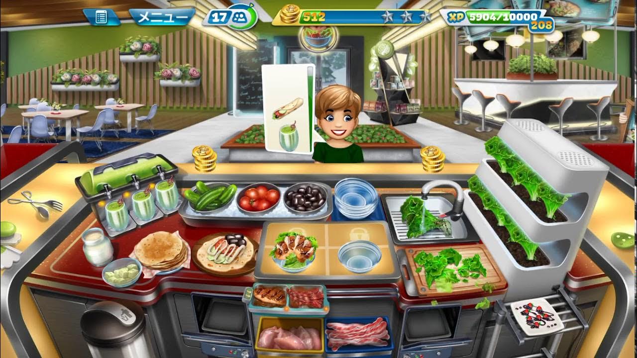 『クッキングフィーバー』無課金者必見！？サラダバー Salad Bar Level 40 『Cooking Fever』 YouTube