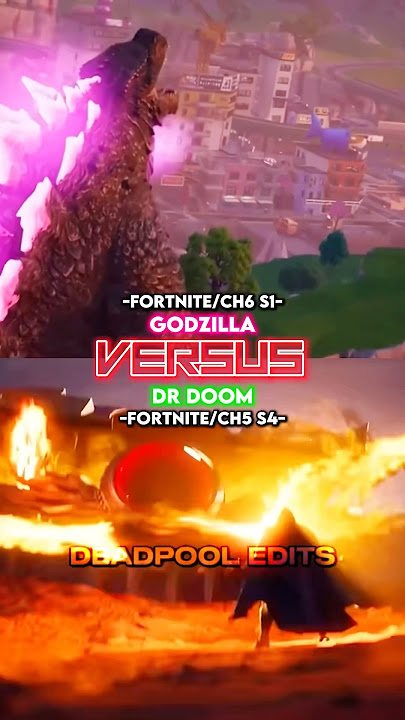Godzilla vs Dr Doom (Fortnite)
