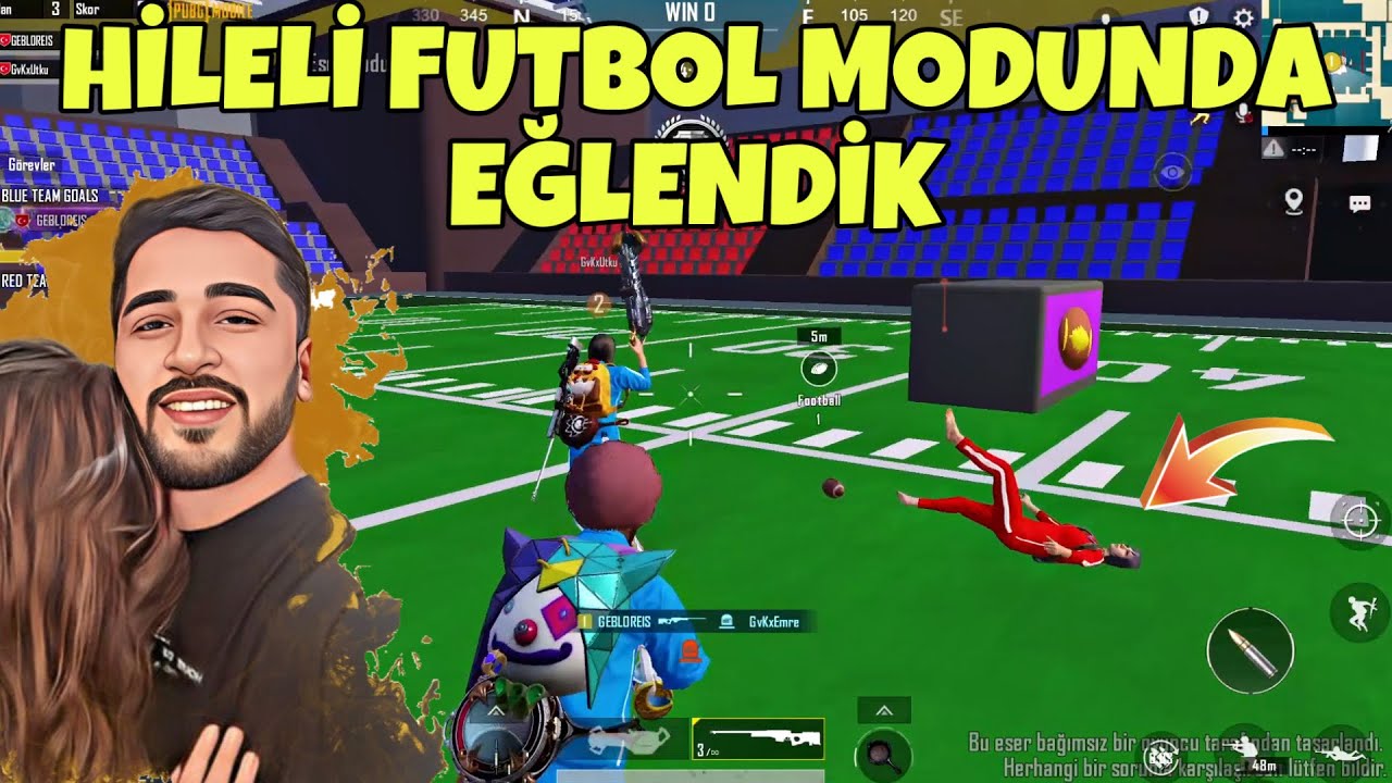 DÜNYANIN EN KOMİK HİLELİ FUTBOL MODU GELDİ, PUBG MOBİLDE BİR İLK! -PUBG MOBİLE