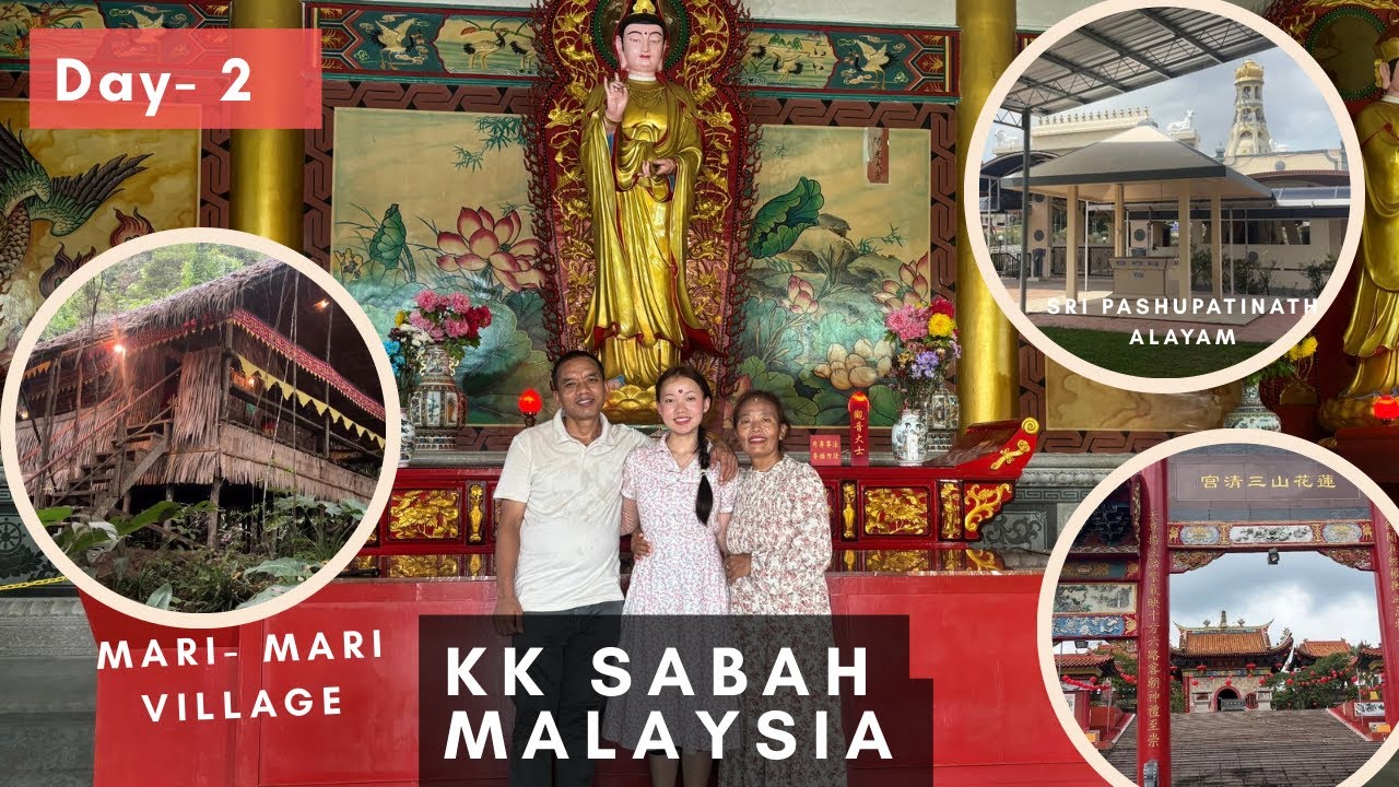 Visiting temples and Mari Mari cultural village in Malaysia 🇲🇾. 