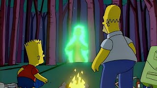 Bart y Homero en el bosque de noche Los simpson capitulos completos en español latino