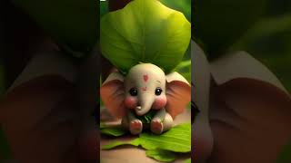 Trending status video cute ganpati bappa morya whatsappstatus  vairal  shorts viralvideo