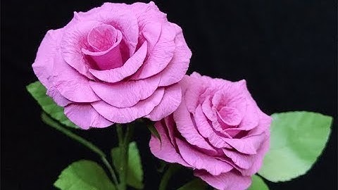 ABC TV | How To Make Rose Paper Flower With Shape Punch #5 - Craft Tutorial