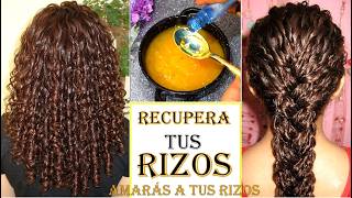 🏆¡RECUPERADOR DE RIZOS INSTANTÁNEO! APLICA 1 VEZ Y TENDRÁS UNOS RIZOS HERMOSOS Y SIN FRIZZ👍