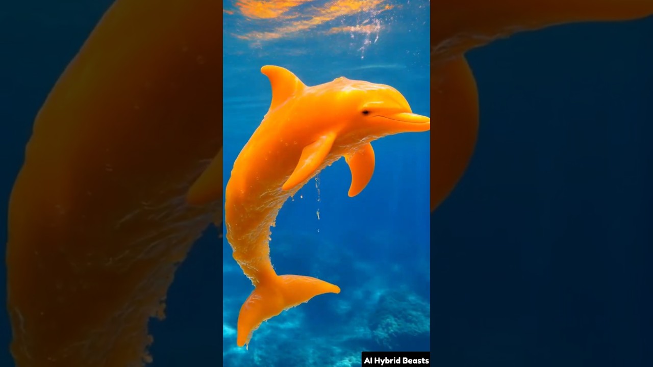 Sea Creatures + Liquids Part - 2 (Shark, Orca, Dolphin, Blue whale)