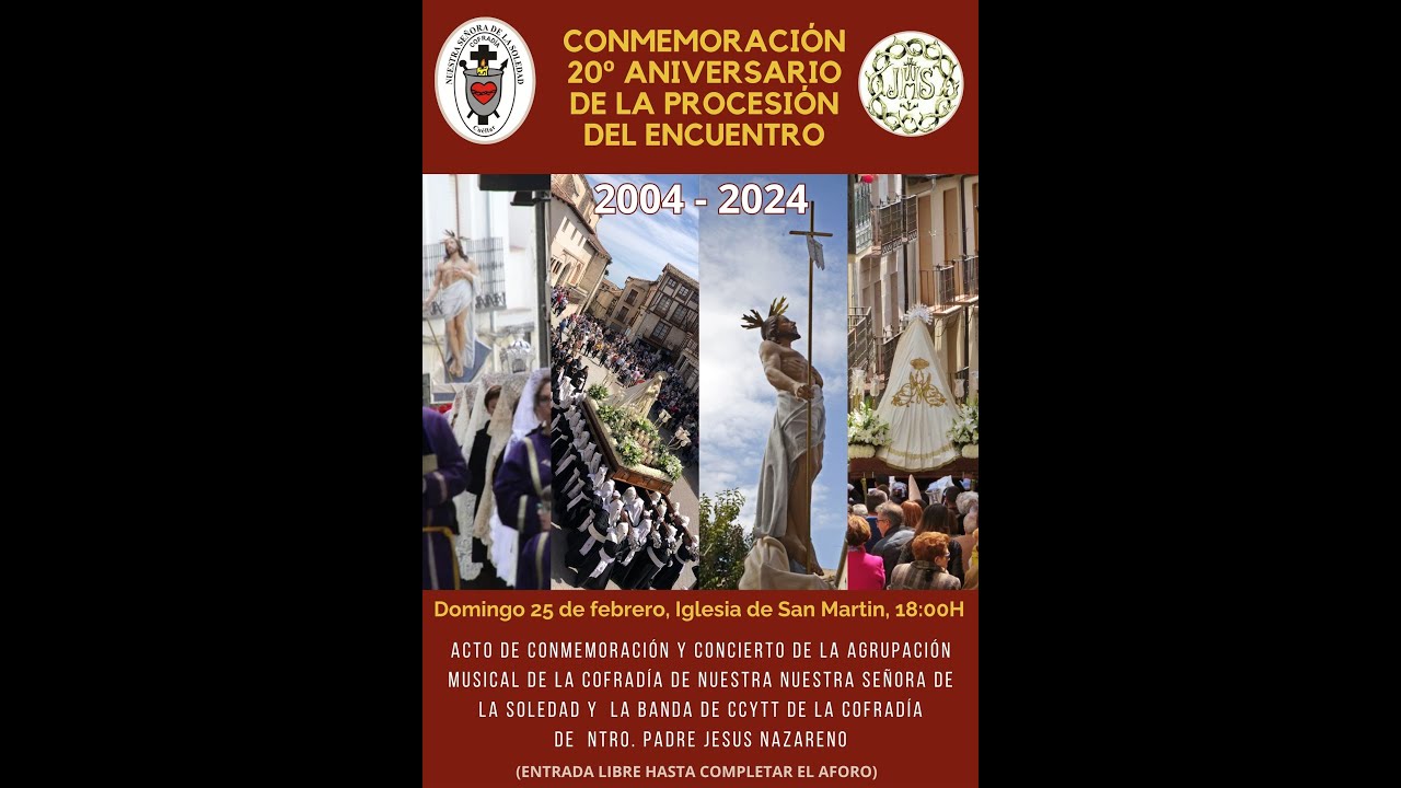 20º ANIVERSARIO DE LA PROCESIÓN DEL ENCUENTRO, CUÉLLAR