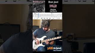 Bon Jovi Livin on a Prayer Guitar Solo #shorts