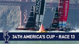 34th America's Cup Race 13 (Abandoned) USA vs. NZL | AMERICA'S CUP