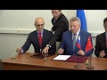 Вячеслав Шпорт подписал соглашение с инвесторами по проекту автодороги «Обход Хабаровска»