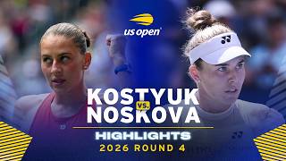 Marta Kostyuk vs. Linda Noskova Highlights | 2026 US Open Round 4