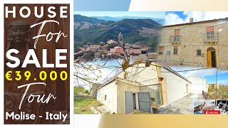 Traditional stone house with terrace and garden for sale in Molise | Central Italy for low money