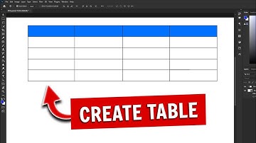 How To Create Table in Photoshop (2025)