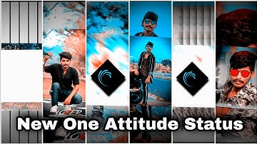New One Attitude Status Video Editing In Alightmotion Full Screen Status Alightmotion Edit byMr Dinu