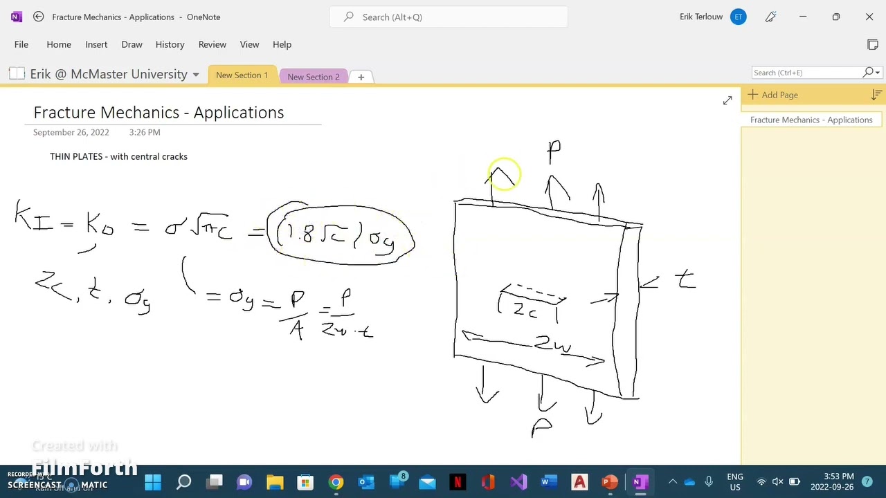 2AE3 Chapter 6 thin plates