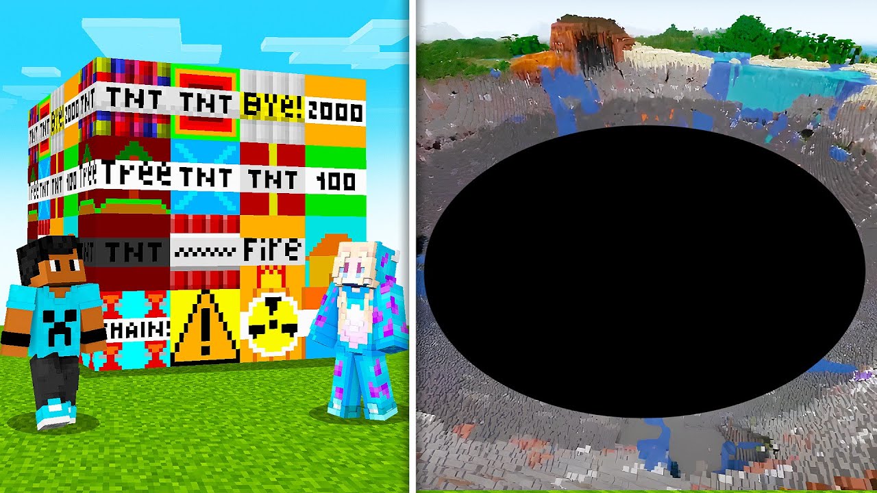 Testei as TNTS QUE FORAM BANIDAS do Minecraft